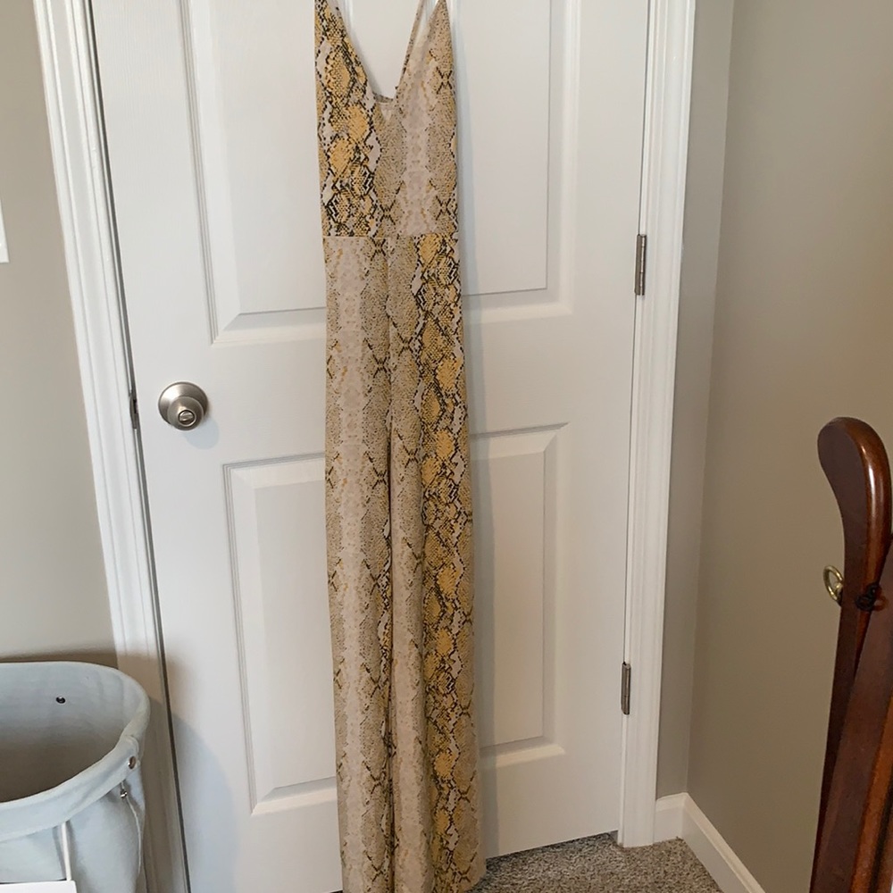 Snake skin jumpsuit